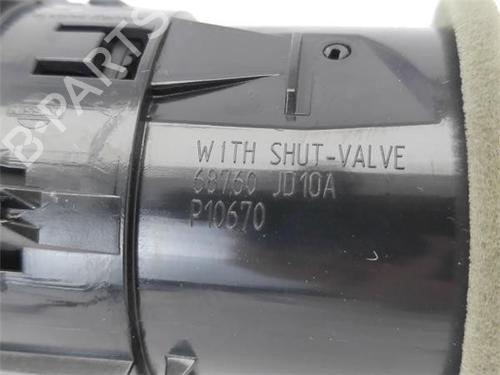 Air vent NISSAN QASHQAI / QASHQAI +2 I (J10, NJ10, JJ10E) 1.6 dCi | BP23408714I21 