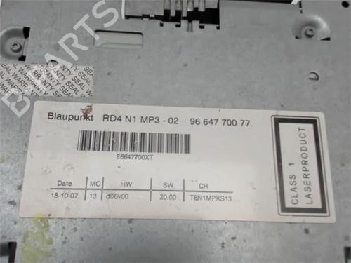 Radio PEUGEOT 307 SW (3H)  | BP13659719E6 