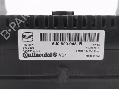 Climate control SEAT IBIZA IV (6J5, 6P1)  | BP27723100I5 