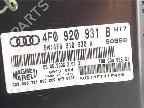 Instrument cluster AUDI A6 C6 Avant (4F5) 2.7 TDI | BP31206932C47