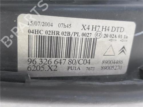Right headlight CITROËN C5 I (DC_) 2.0 HDi (DCRHZB, DCRHZE) | BP33203539C29  - Image 6