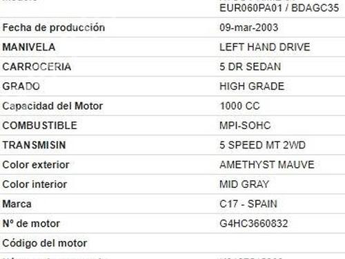 Left front window switch HYUNDAI ATOS PRIME (MX) 1.0 i | BP31990704I27 