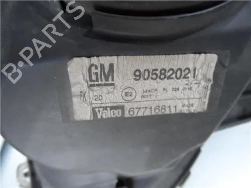 Left headlight OPEL ZAFIRA A MPV (T98) 2.0 DTI 16V (F75) | BP11341448C28 