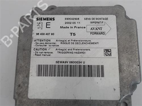 ECU airbags PEUGEOT 307 (3A/C)  | BP13498528M53 