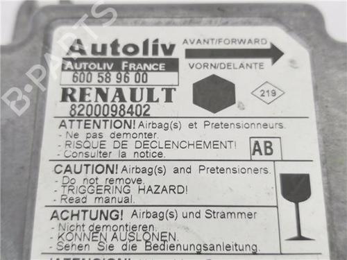 ECU airbags RENAULT KANGOO (KC0/1_)  | BP27567583M53 