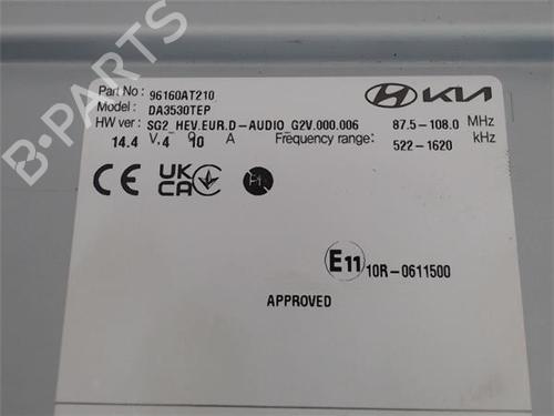 Bilradio KIA NIRO II (SG2) 1.6 GDi Hybrid | BP13749037E6 