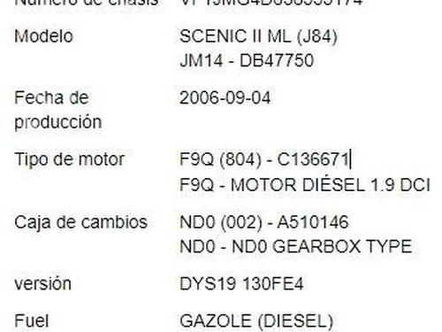 Left front window switch RENAULT GRAND SCÉNIC II (JM0/1_) 1.9 dCi (JM14) | BP26956073I27 