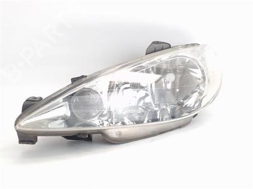 Used Left headlight PEUGEOT 206 Hatchback (2A/C) [1998-2012]  16589982