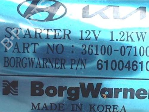 Starter KIA PICANTO III (JA) 1.0 T-GDi | BP35953879M8 - Image 10