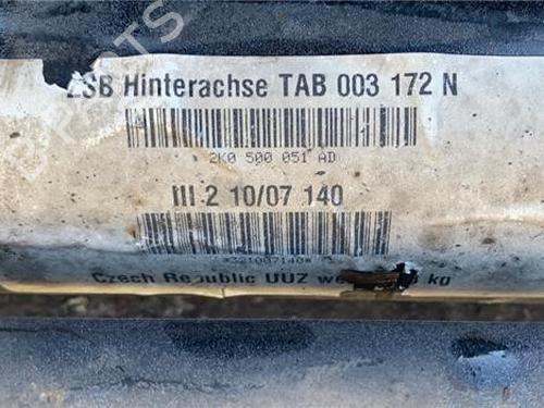 Rear axle VW CADDY III MPV (2KB, 2KJ, 2CB, 2CJ) 1.9 TDI | BP15800484M2 