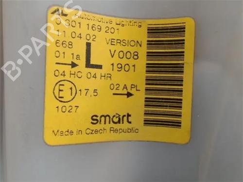 Left headlight SMART CITY-COUPE (450)  | BP24338356C28 