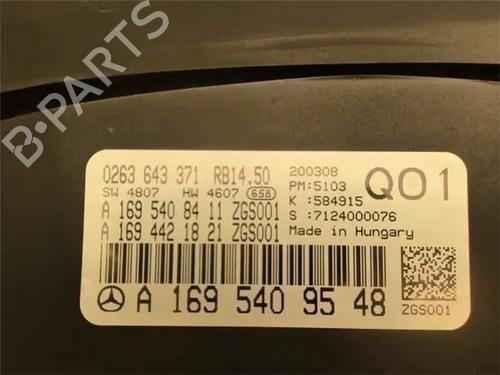 Instrument cluster MERCEDES-BENZ A-CLASS (W169) A 160 CDI (169.006, 169.306) | BP10903077C47 