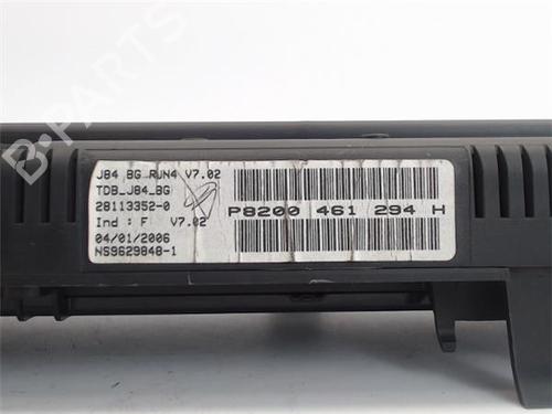 Instrument cluster RENAULT GRAND SCÉNIC II (JM0/1_) 1.5 dCi (JM1E) | BP13918087C47 