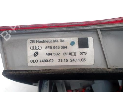 Right tailgate light AUDI A4 B7 Avant (8ED) 2.0 TDI 16V | BP23408680C80 