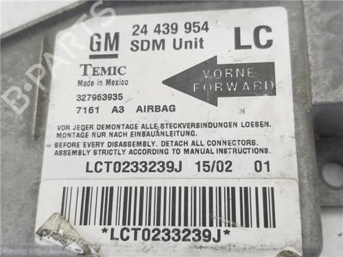 Airbag module OPEL CORSA C (X01)  | BP27567317M53 