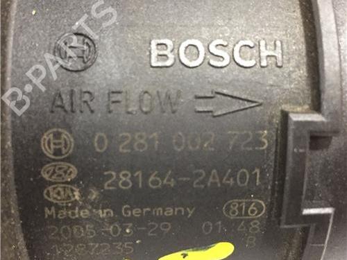 Mass air flow sensor KIA RIO II Saloon (JB) 1.5 CRDi | BP9804657M95 