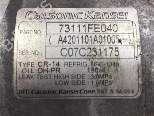 AC compressor SUBARU IMPREZA Saloon (GC)  | BP9635573M34 