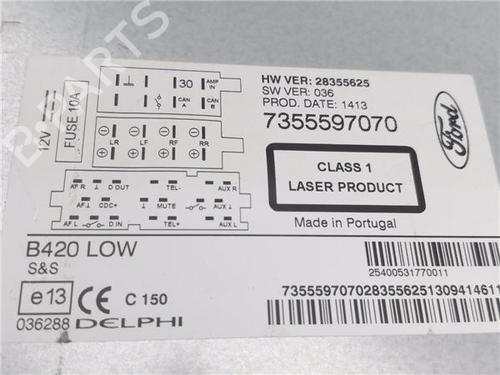 Radio FORD KA (RU8) 1.2 | BP32162079E6 