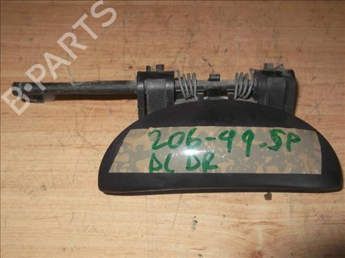 Used Front right exterior door handle PEUGEOT 206 Hatchback (2A/C) 1.9 D (69 hp) 14336525