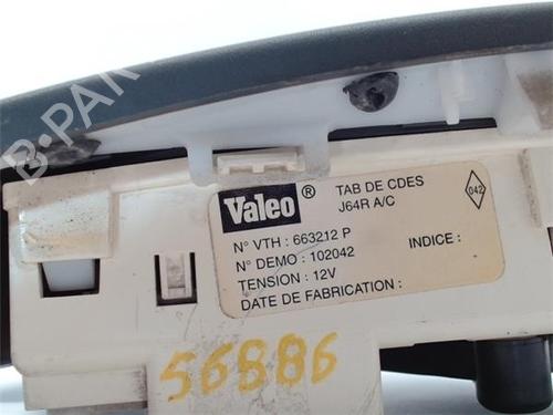 Commande Chauffage RENAULT SCÉNIC I MPV (JA0/1_, FA0_) 1.6 16V | BP10004458I5 