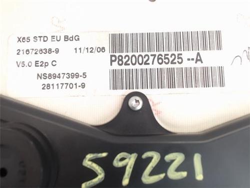Instrument cluster RENAULT CLIO II (BB_, CB_)  | BP18336217C47 