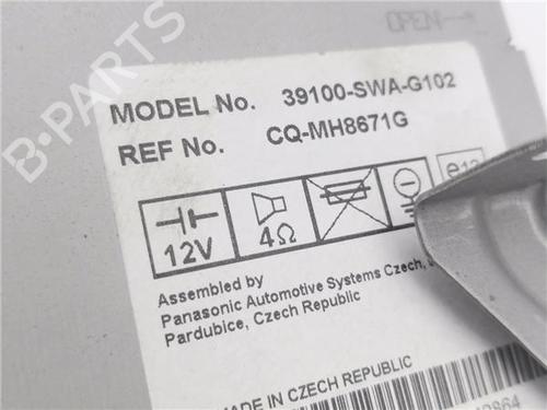 Radio HONDA CR-V III (RE_) 2.0 i-VTEC (RE5, RE1) | BP31206964E6