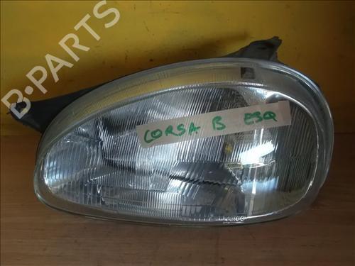 Used Left headlight OPEL CORSA B (S93) [1993-2009]  12596706