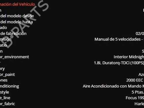 Starter FORD FOCUS I (DAW, DBW)  | BP26587663M8 