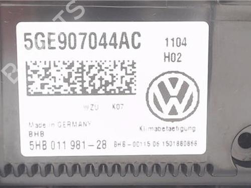 Climate control VW GOLF VII (5G1, BQ1, BE1, BE2) 1.4 GTE Hybrid | BP29281004I5 