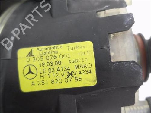 Left front fog light MERCEDES-BENZ A-CLASS (W169) A 180 CDI (169.007, 169.307) | BP25010026C30