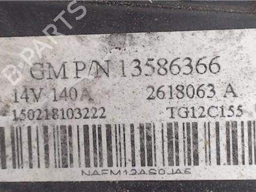 Alternator OPEL ASTRA J (P10) 1.6 CDTi (68) | BP32319346M7 