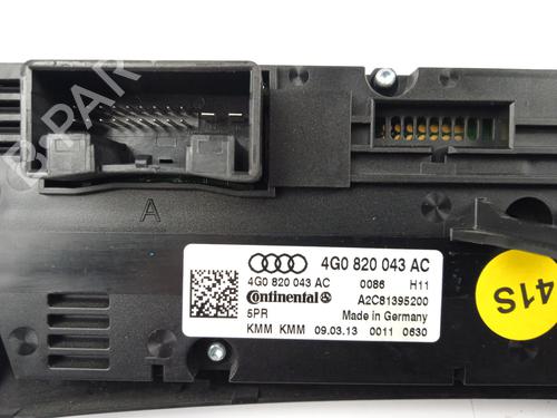 Climate control AUDI A6 C7 Avant (4G5, 4GD) 3.0 TDI quattro | BP20688078I5 