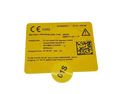 Kollisonspute sett CUPRA FORMENTOR (KM7, KMP) 1.5 TSI | BP17643749C86 