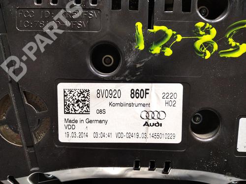 Instrument cluster AUDI A3 Sportback (8VA, 8VF)  | BP10065254C47 