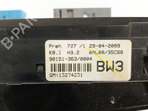 Climate control OPEL ASTRA H (A04) 1.4 (L48) | BP27623773I5 
