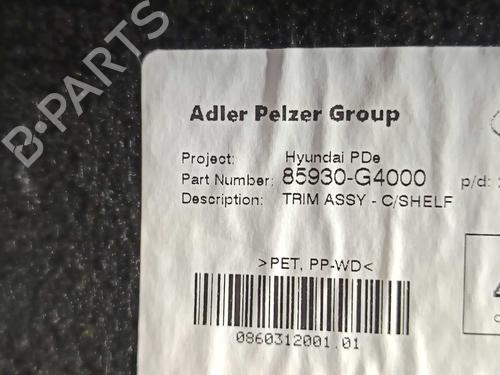 Rear parcel shelf HYUNDAI i30 (PDE, PD, PDEN) 1.0 T-GDI | BP36051327C85 - Image 2