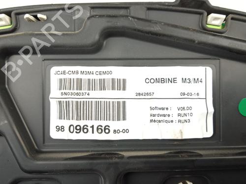 Instrument cluster CITROËN C-ELYSEE (DD_) 1.6 BlueHDi 100 | BP16780443C47 