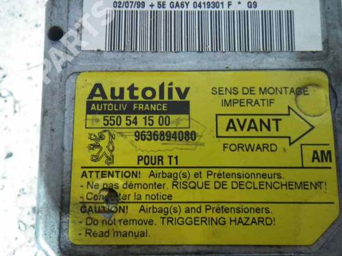 ECU airbags PEUGEOT 206 Hatchback (2A/C)  | BP11248755M53 