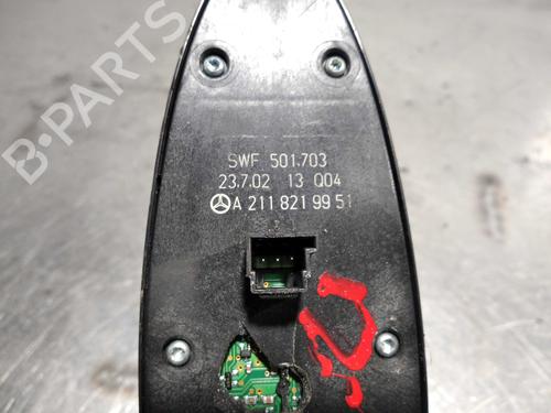 Left front window switch MERCEDES-BENZ E-CLASS (W211) E 220 CDI (211.006) | BP9983907I27 - Image 3