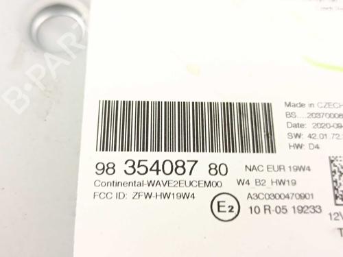 Radio PEUGEOT EXPERT Van (V_) 1.5 BlueHDi 100 | BP36239273E6 - Image 3
