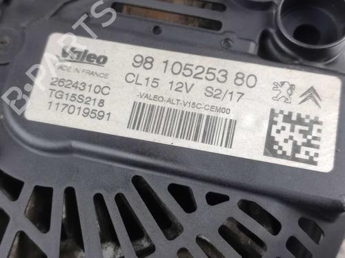 Alternator PEUGEOT 2008 I (CU_) 1.6 BlueHDi 100 | BP24589717M7 - Image 6