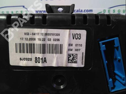 Instrument cluster SEAT IBIZA IV (6J5, 6P1)  | BP10196619C47 