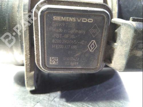 Mass air flow sensor RENAULT LAGUNA III (BT0/1)  | BP9989962M95 