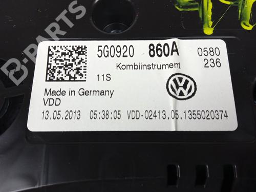 Instrument cluster VW GOLF VII (5G1, BQ1, BE1, BE2) 1.6 TDI | BP11885211C47 