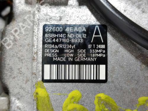 AC compressor RENAULT KADJAR (HA_, HL_) 1.5 dCi 110 (HLA3) | BP24844462M34 - Image 6