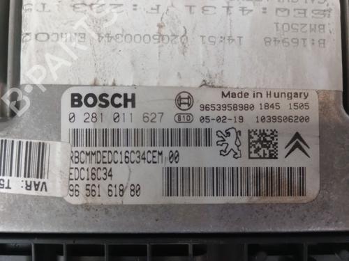 Engine control unit (ECU) PEUGEOT 307 SW (3H) 1.6 HDI 110 | BP24998863M57 