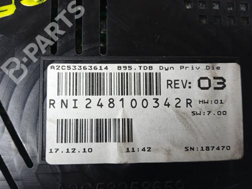 Instrument cluster RENAULT MEGANE III Hatchback (BZ0/1_, B3_)  | BP11955245C47 
