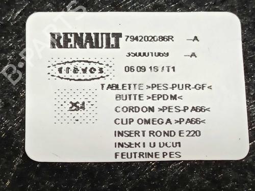 Hattehylde RENAULT MEGANE IV Hatchback (B9A/M/N_) 1.3 TCe 140 (B9NB) | BP36297079C85 - Image 2