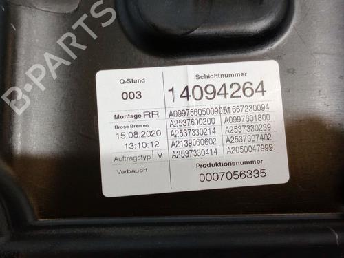 Rear right window mechanism MERCEDES-BENZ GLC (X253) 200 d 4-matic (253.916) | BP17631335C25 