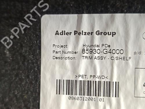 Rear parcel shelf HYUNDAI i30 (PDE, PD, PDEN) 1.0 T-GDI | BP36051327C85 - Image 2